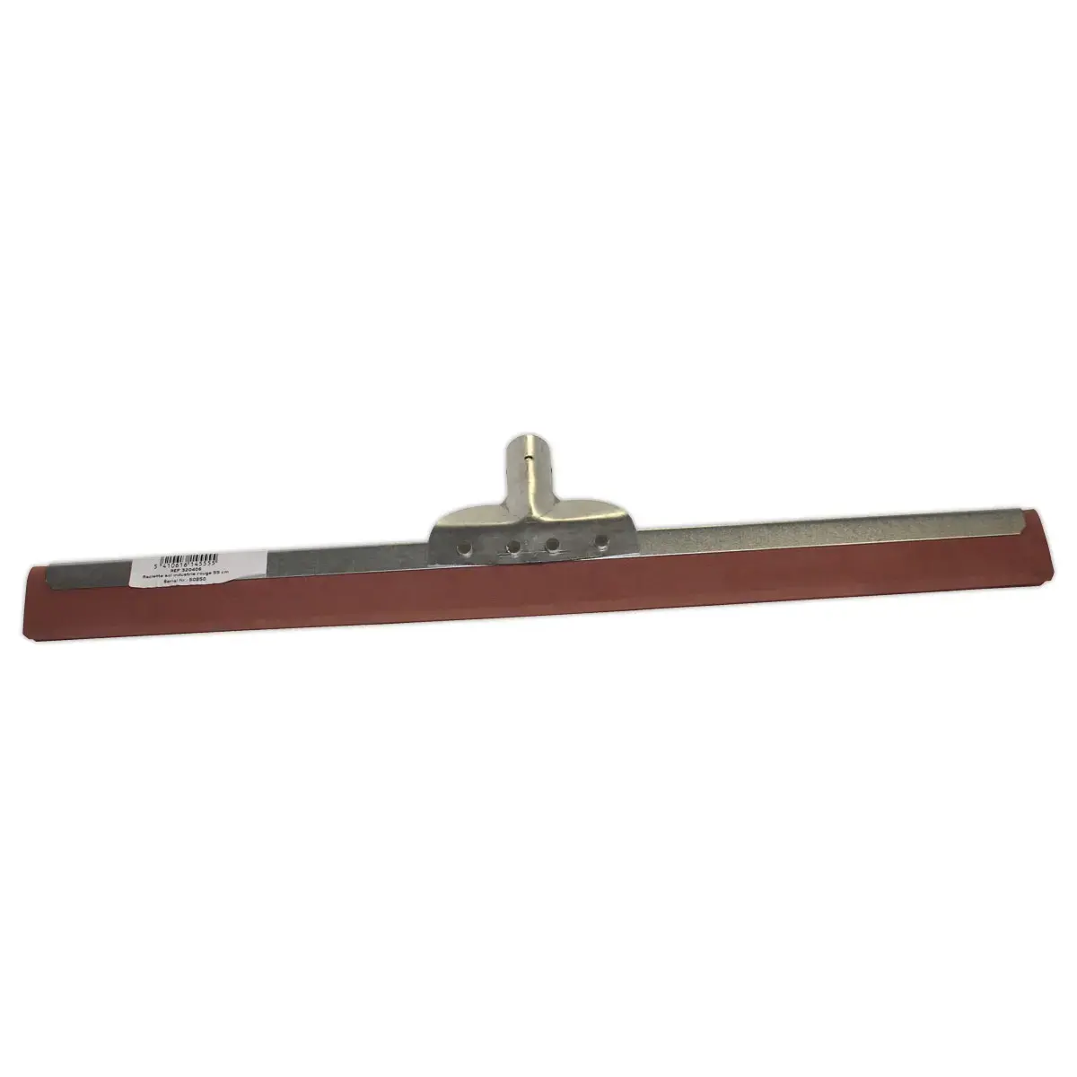 Vloerkrabber rood schuimrubber 75 cm versterkt frame 