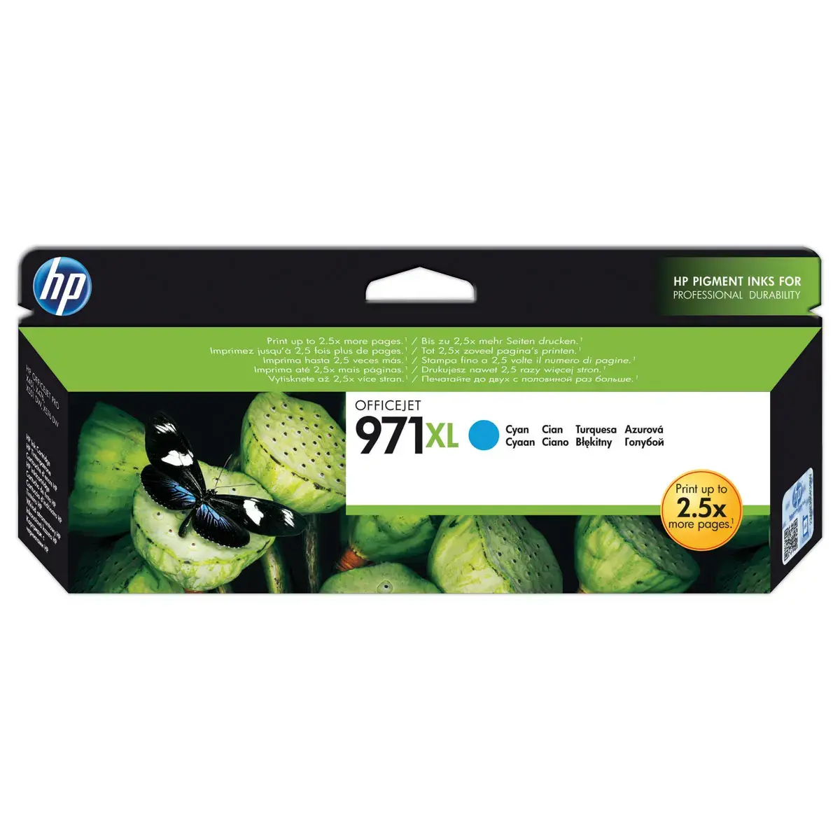 Cyaan inktcartridge HP 971XL CN626AE 