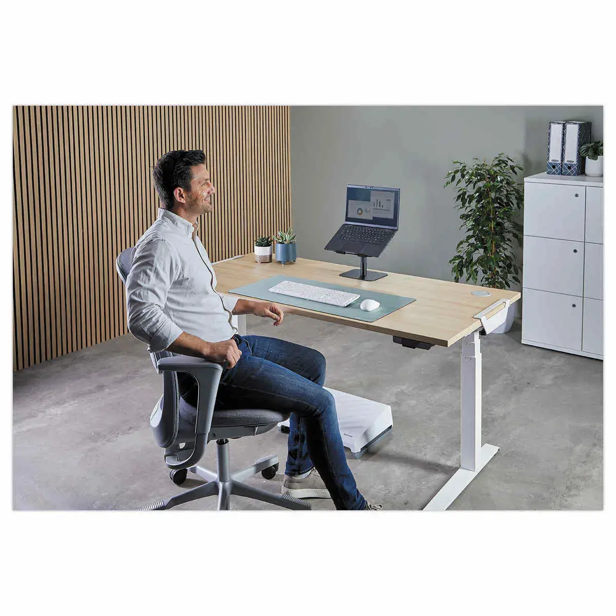 Vaste laptopstandaard Alumia - Zwart - FELLOWES
