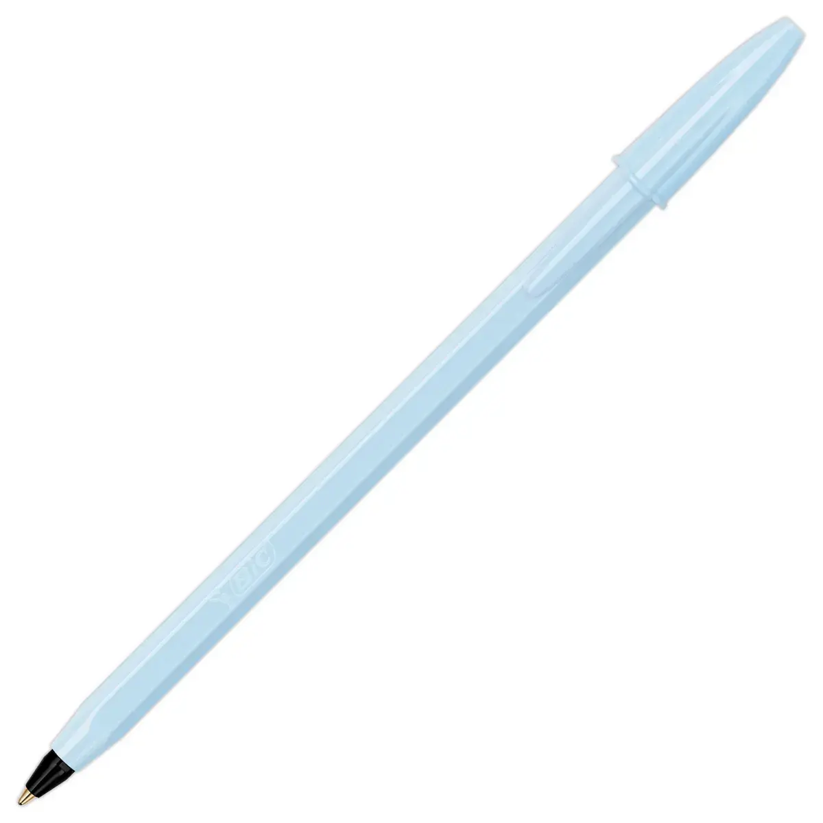 5 BIC Cristal balpennen - Medium punt 0,6 mm - Pastelkleuren
