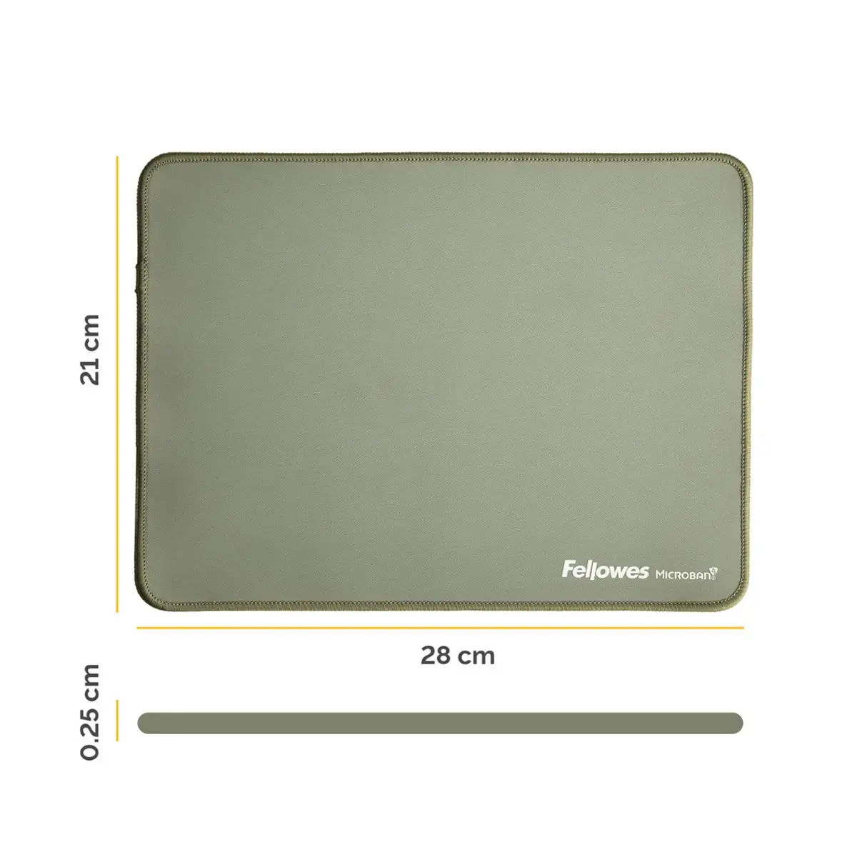 Breyta XL muismat - Groen - FELLOWES