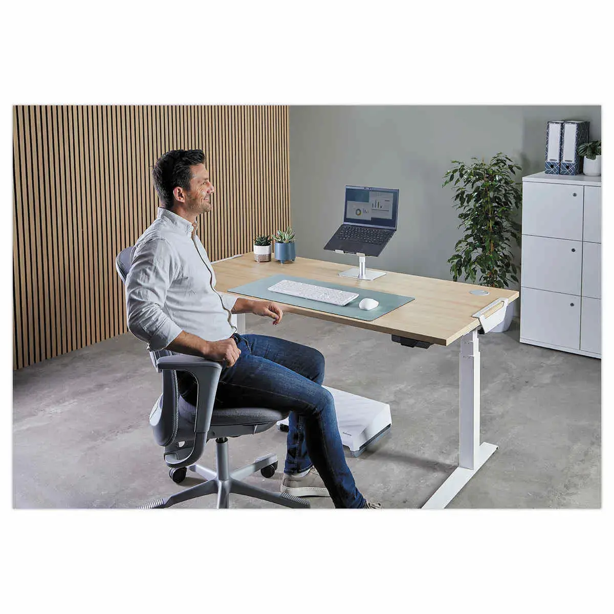 Vaste laptopstandaard Alumia - Grijs - FELLOWES 