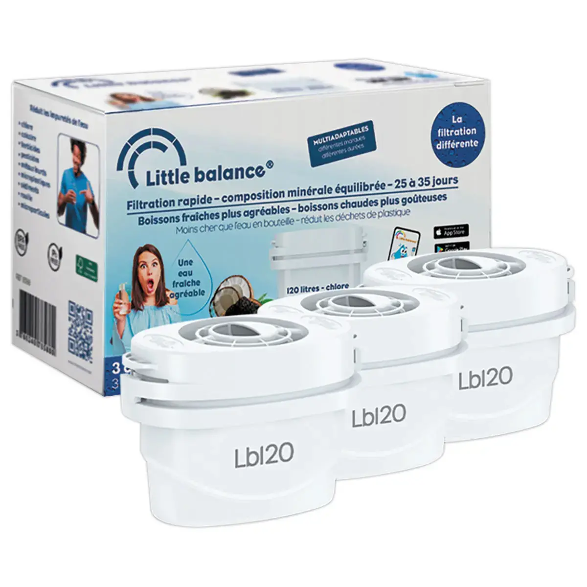 3 Filters voor waterdispenser met filter - LITTLE BALANCE
