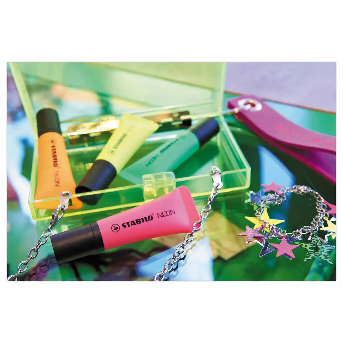 Markeerstift Neon - geel - STABILO