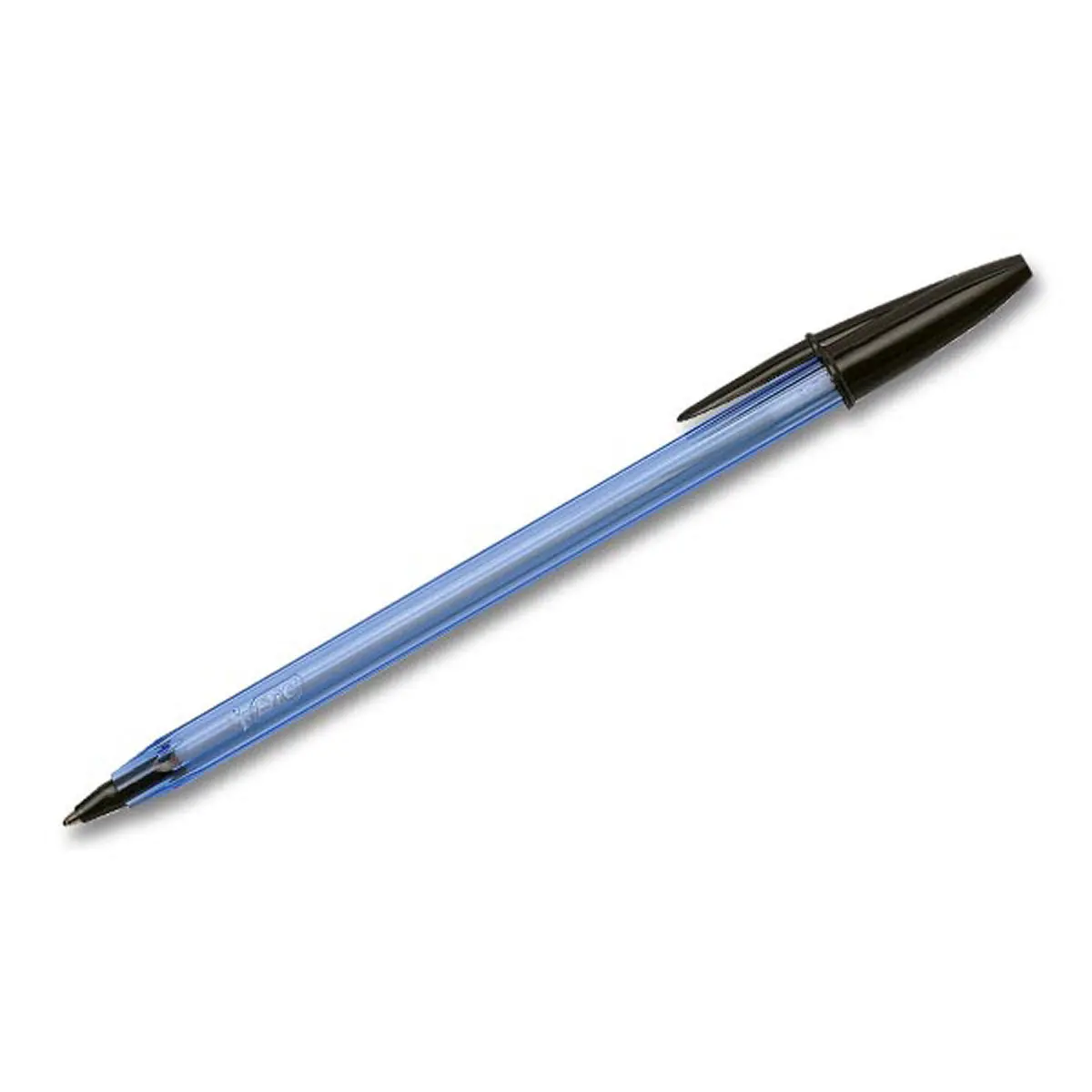 Balpen Cristal Soft - zwart - BIC 