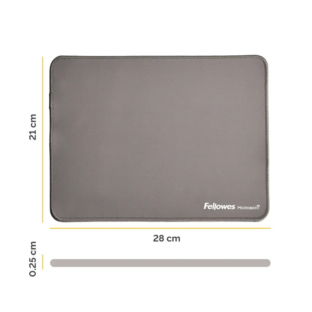 Breyta XL muismat - Grijs - FELLOWES