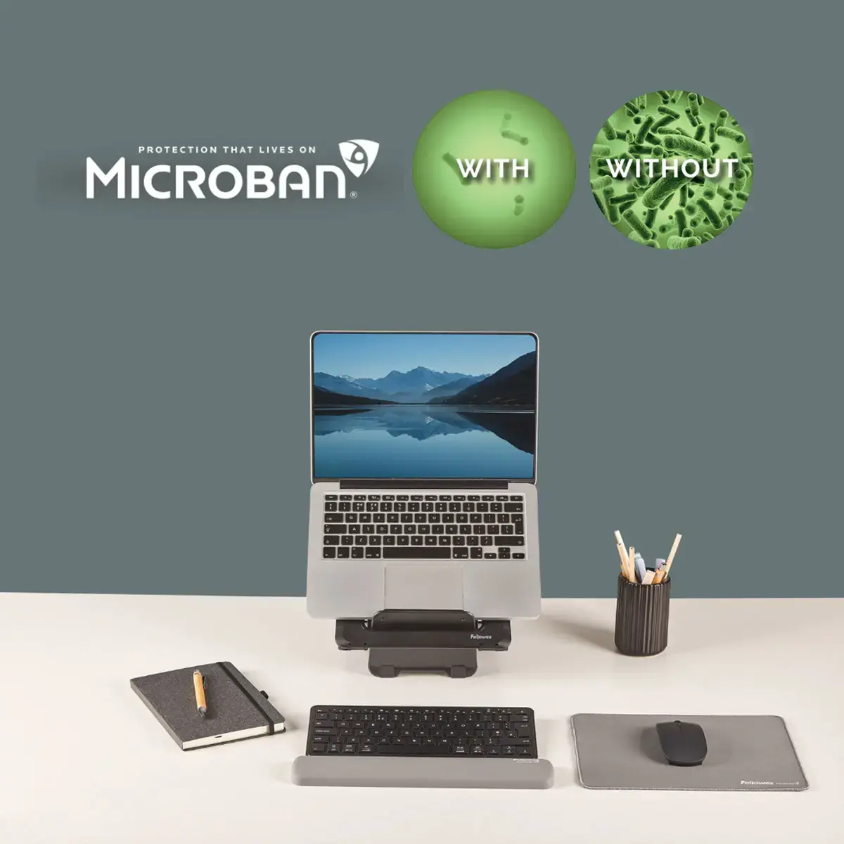 Breyta XL muismat - Grijs - FELLOWES