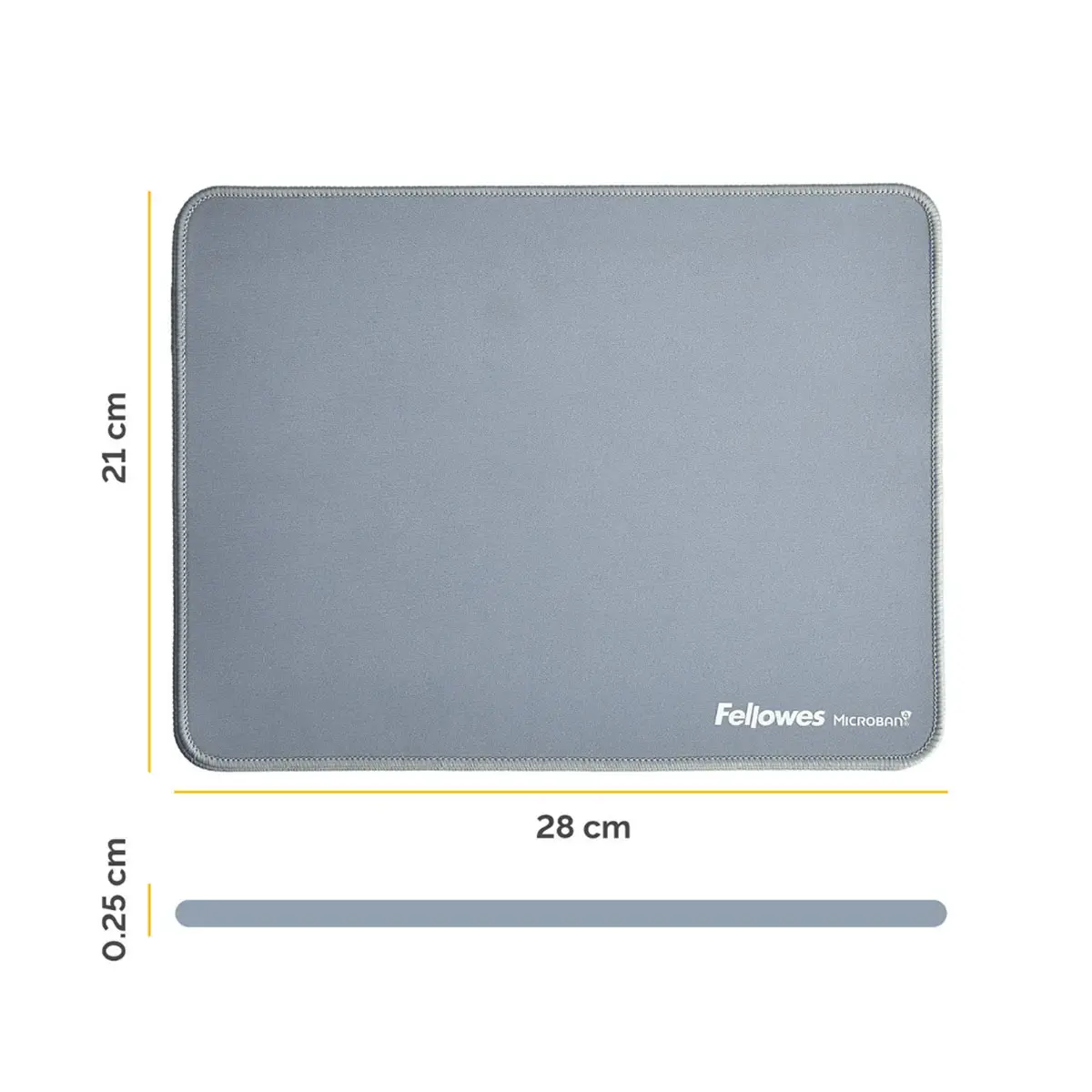 Breyta XL muismat - Blauwgrijs - FELLOWES 