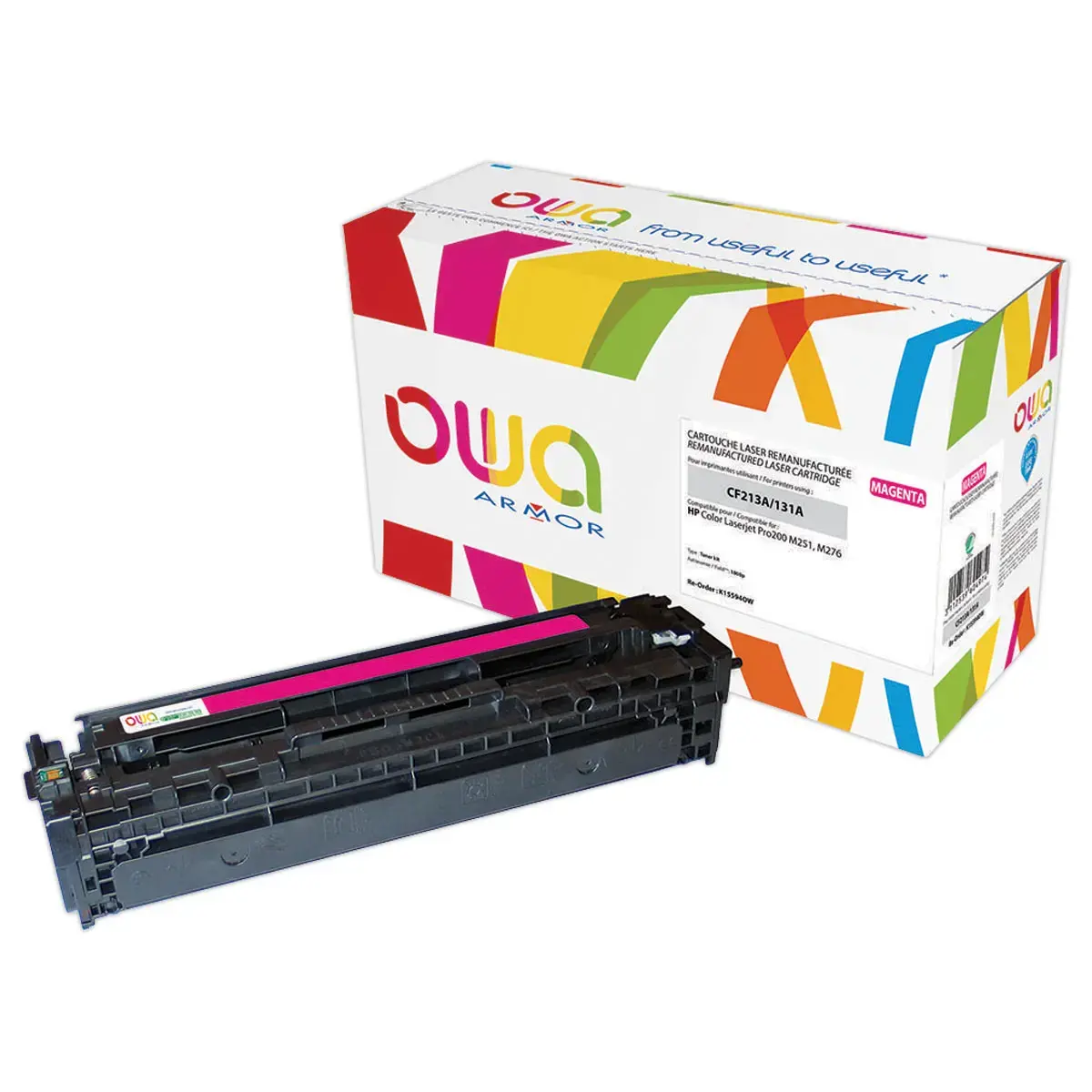 Lasercartridge HP 131A magenta CF213A compatibel ARMOR