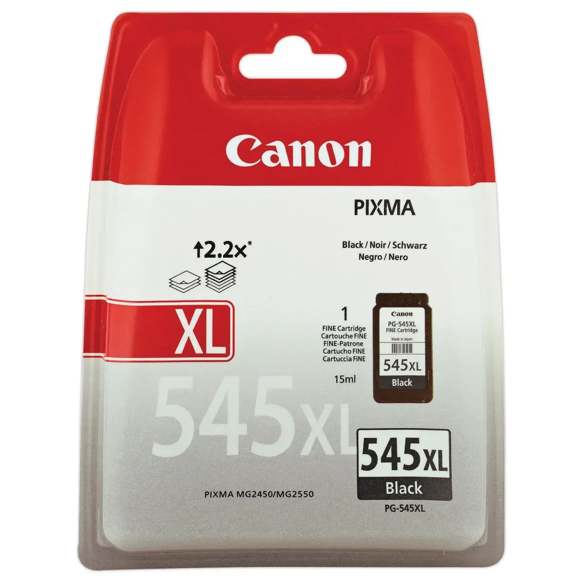 Inktcartridge met hoge capaciteit PG-545XL - Zwart - CANON