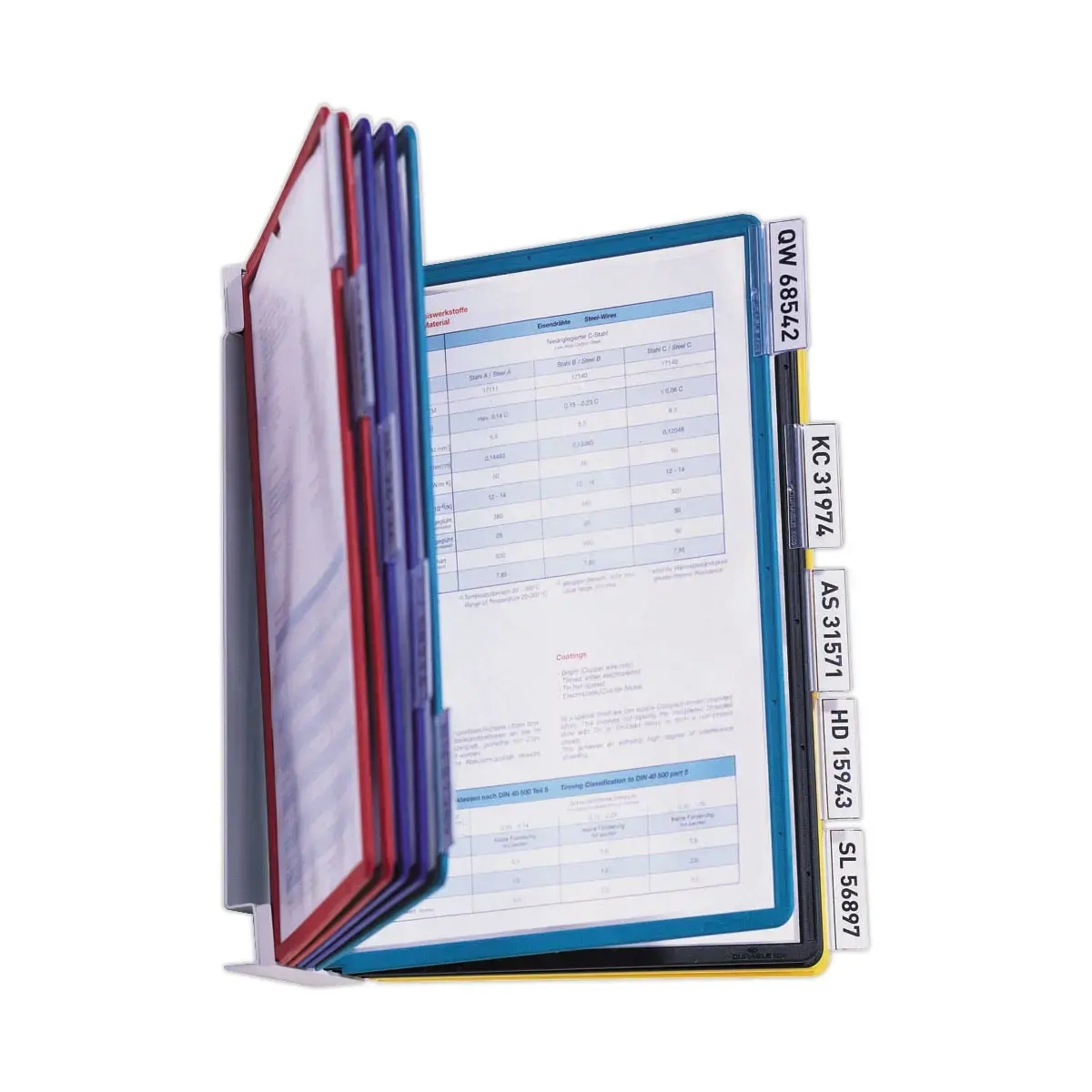 Kit wandhouder 10 draaihoezen Vario&reg; DURABLE 