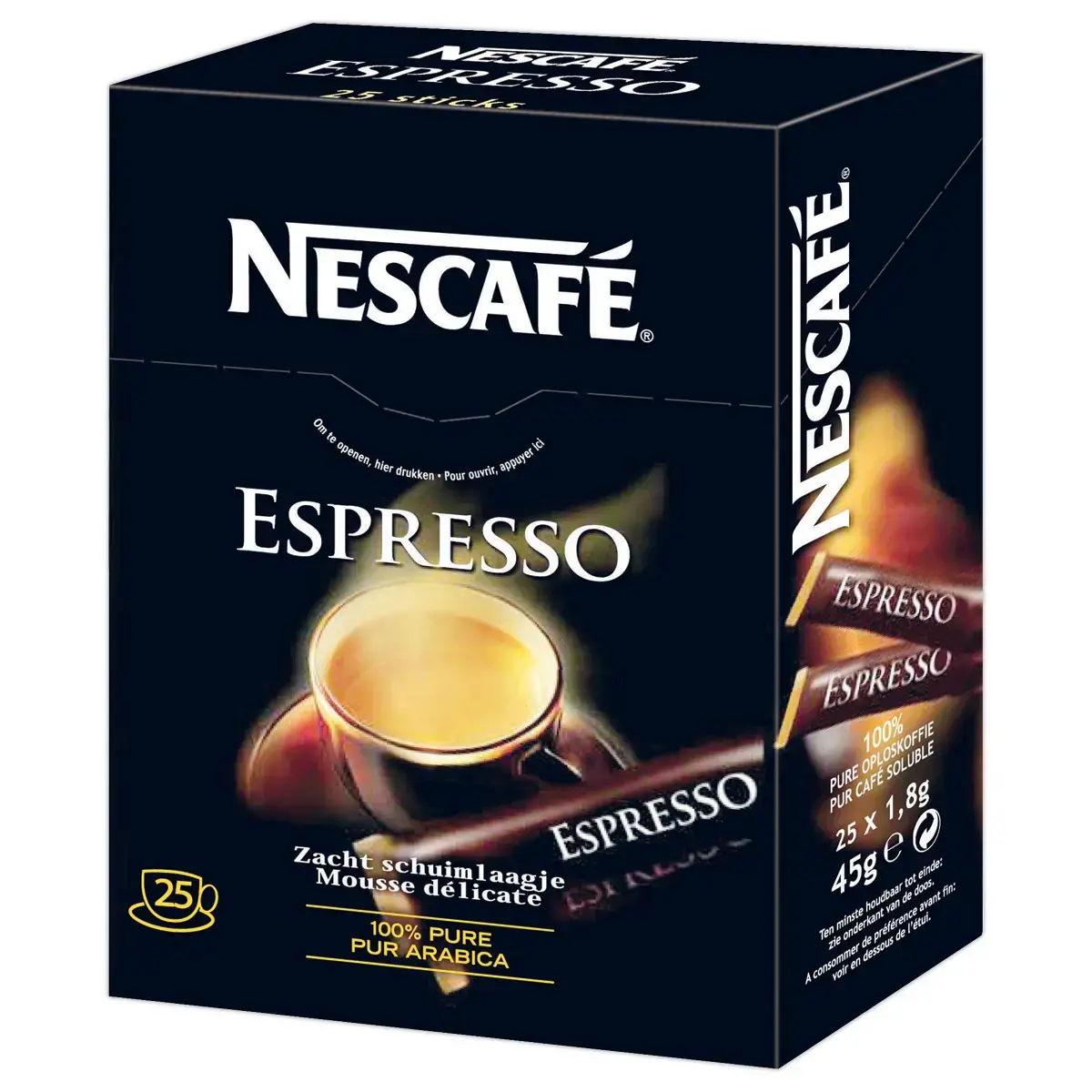 25 Instantkoffiesticks Nescafé ESPRESSO