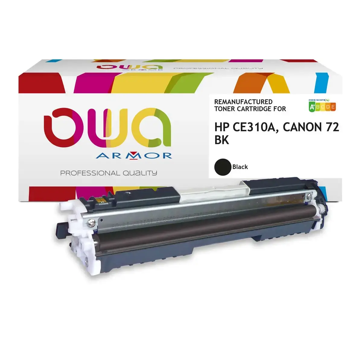 Lasercartridge  HP Zwart CE310A compatibel ARMOR 