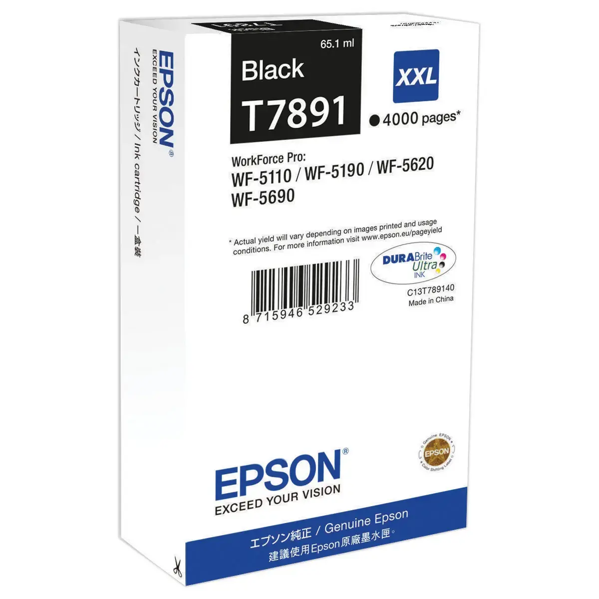 Epson C13T789140 zwarte cartridge