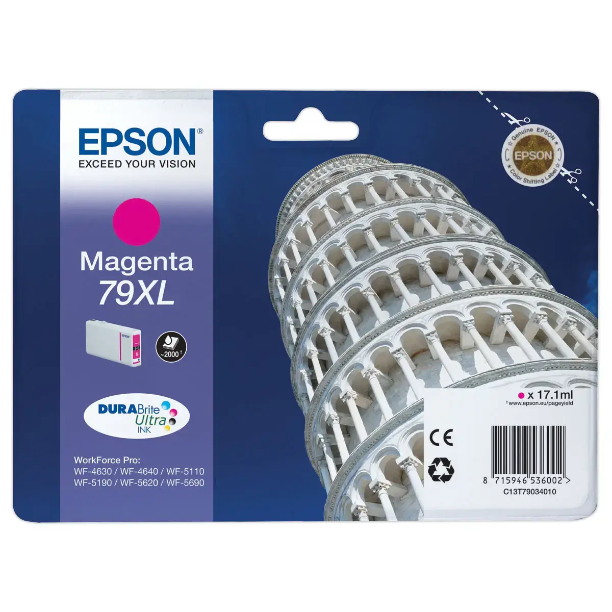 Epson C13T790340magenta cartridge