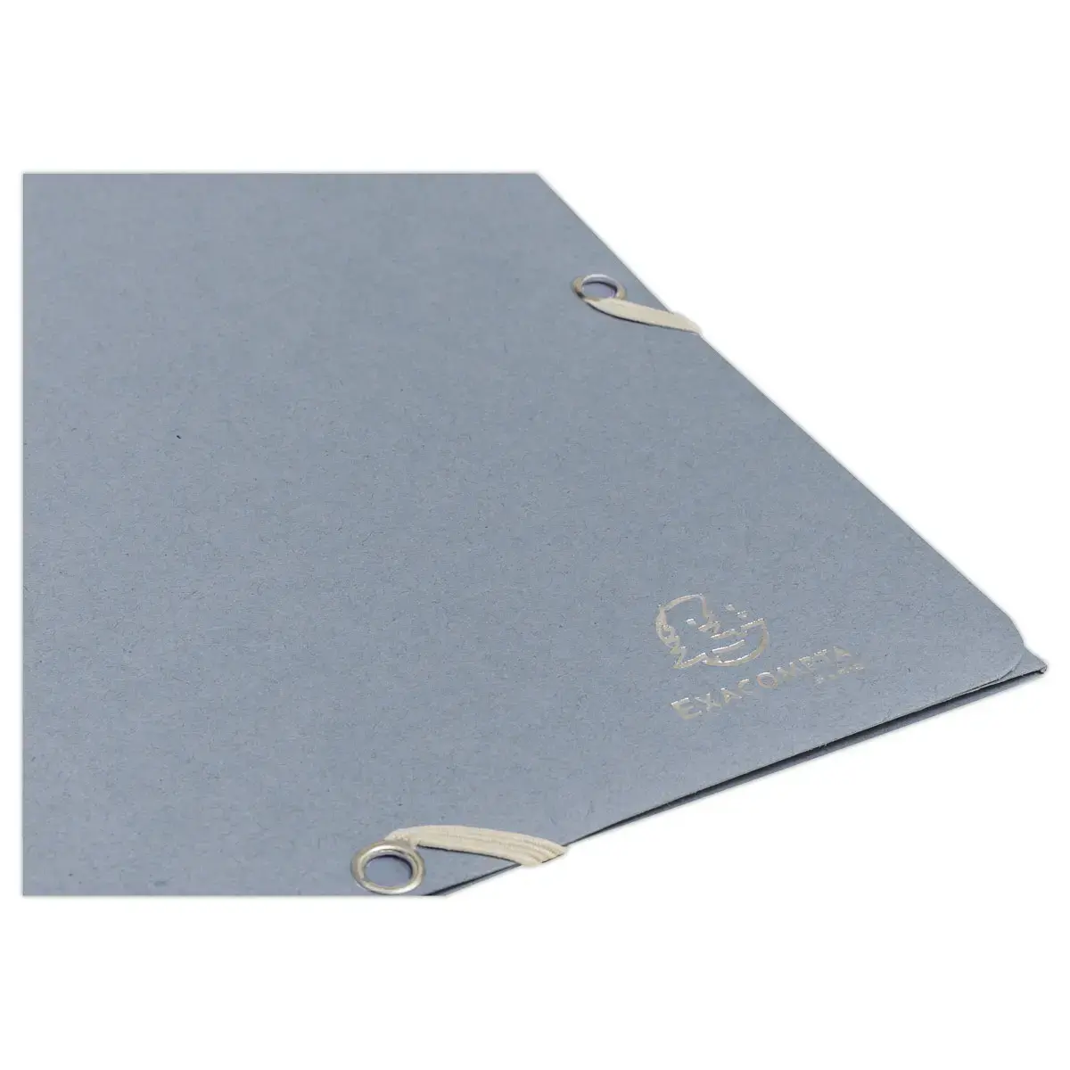 Elastische hemdmappen met 3 kleppen - Gerecycleerde kaart - Blauwgrijs - EXACOMPTA 