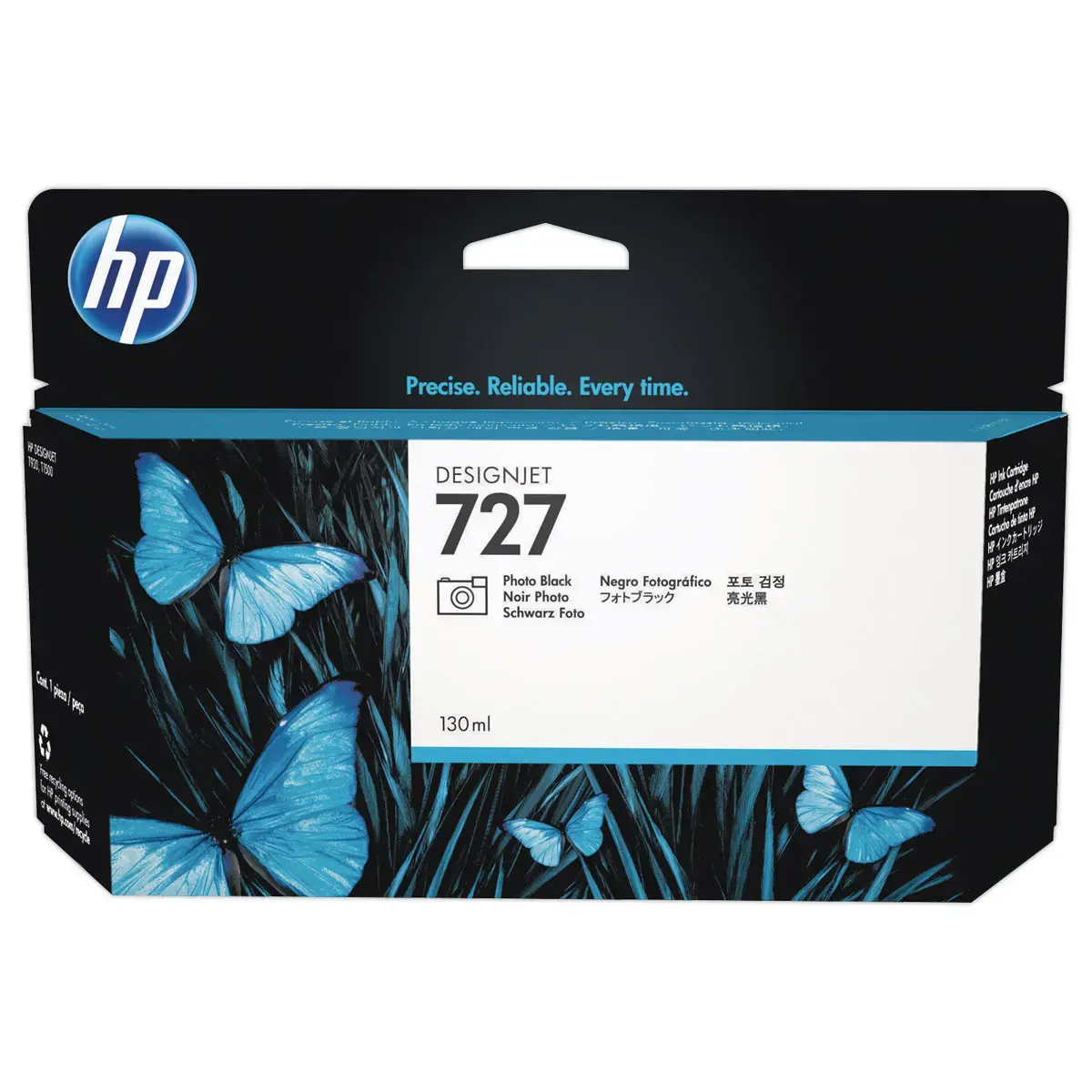 Inkjetcartridge HP 727 Foto Zwart HC B3P23A