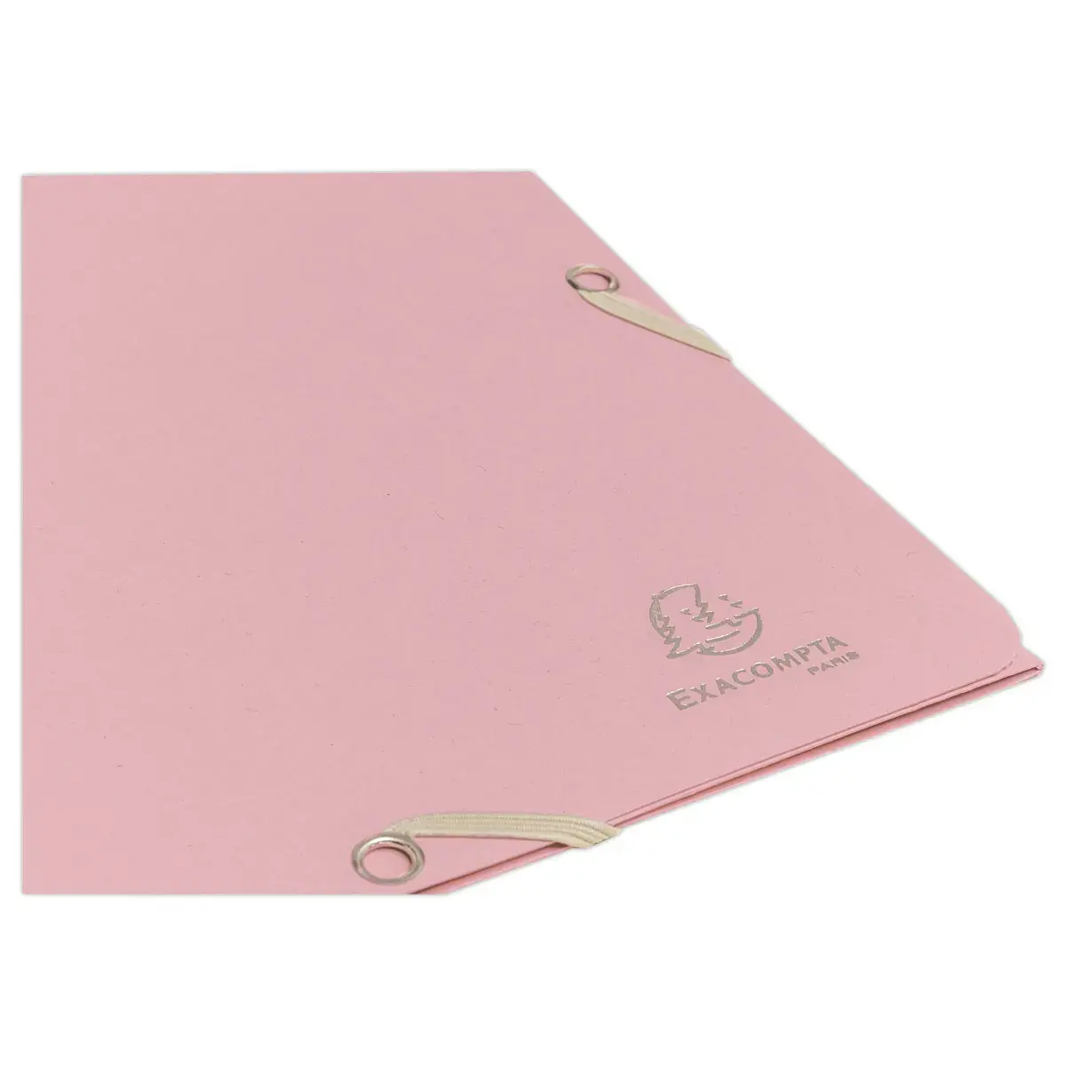 Elastische hemdmappen met 3 kleppen - Gerecycleerde kaart - Roze - EXACOMPTA