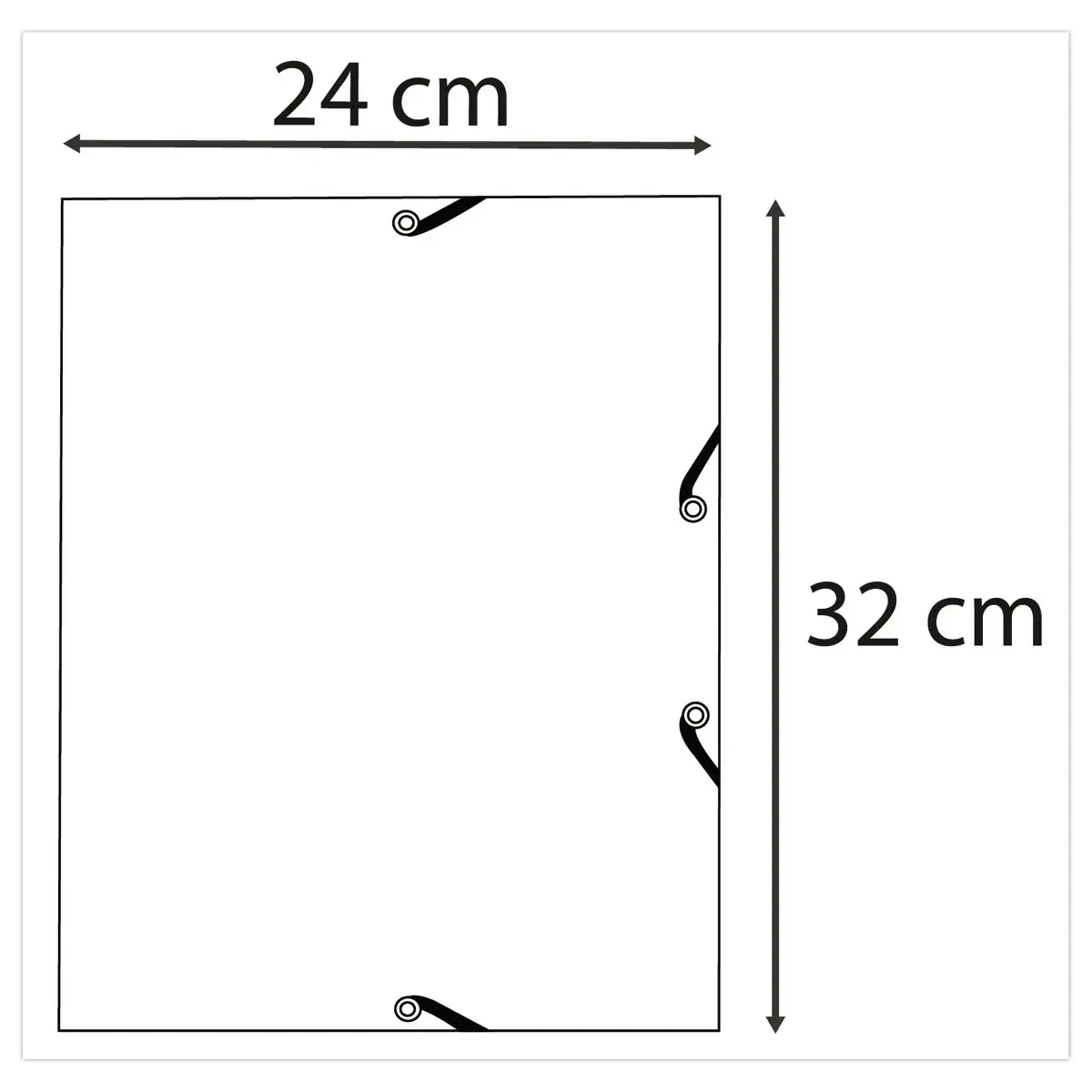 Elastische hemdmappen met 3 kleppen - Gerecycleerde kaart - Roze - EXACOMPTA