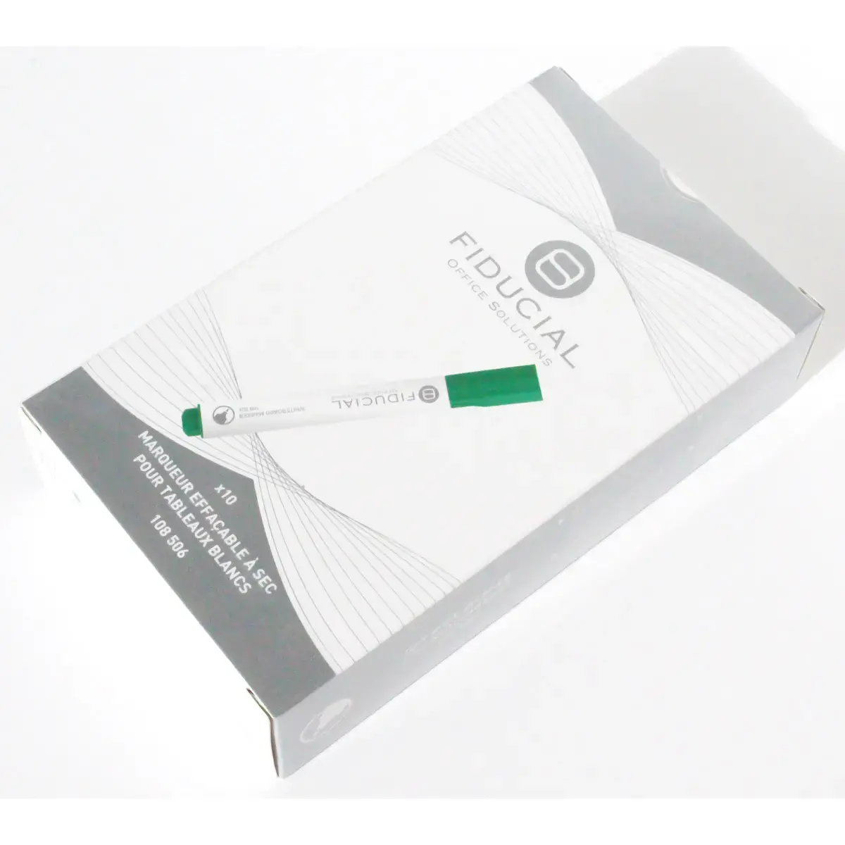 Marker voor whiteboards - Kogelvormige punt - Groen - FIDUCIAL 