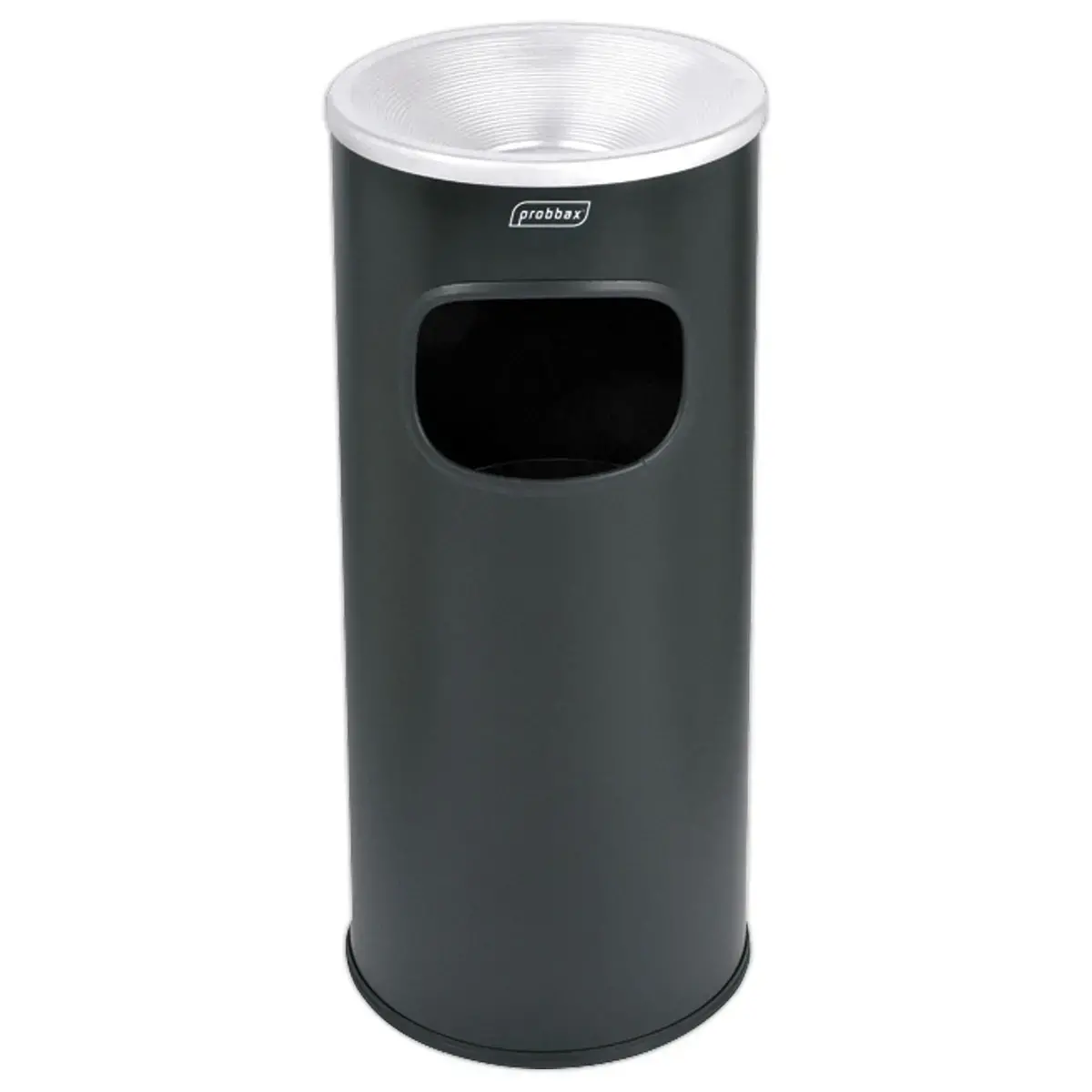 Asbak met afvalbak - 30L - Zwart - PROBBAX