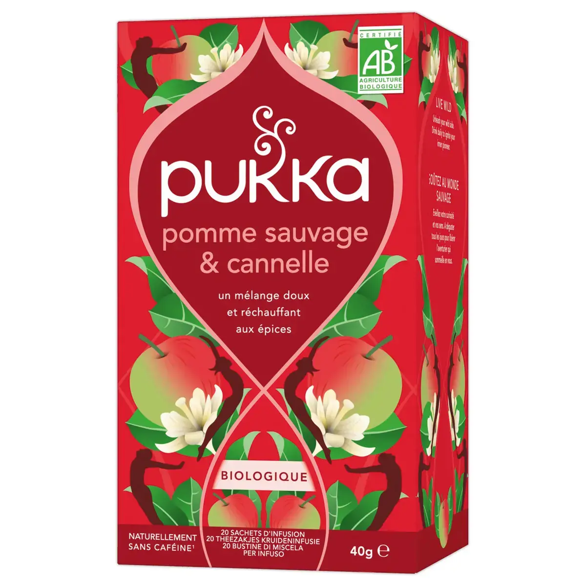 20 Infusies - Wilde Appel, Kaneel, Gember - PUKKA 