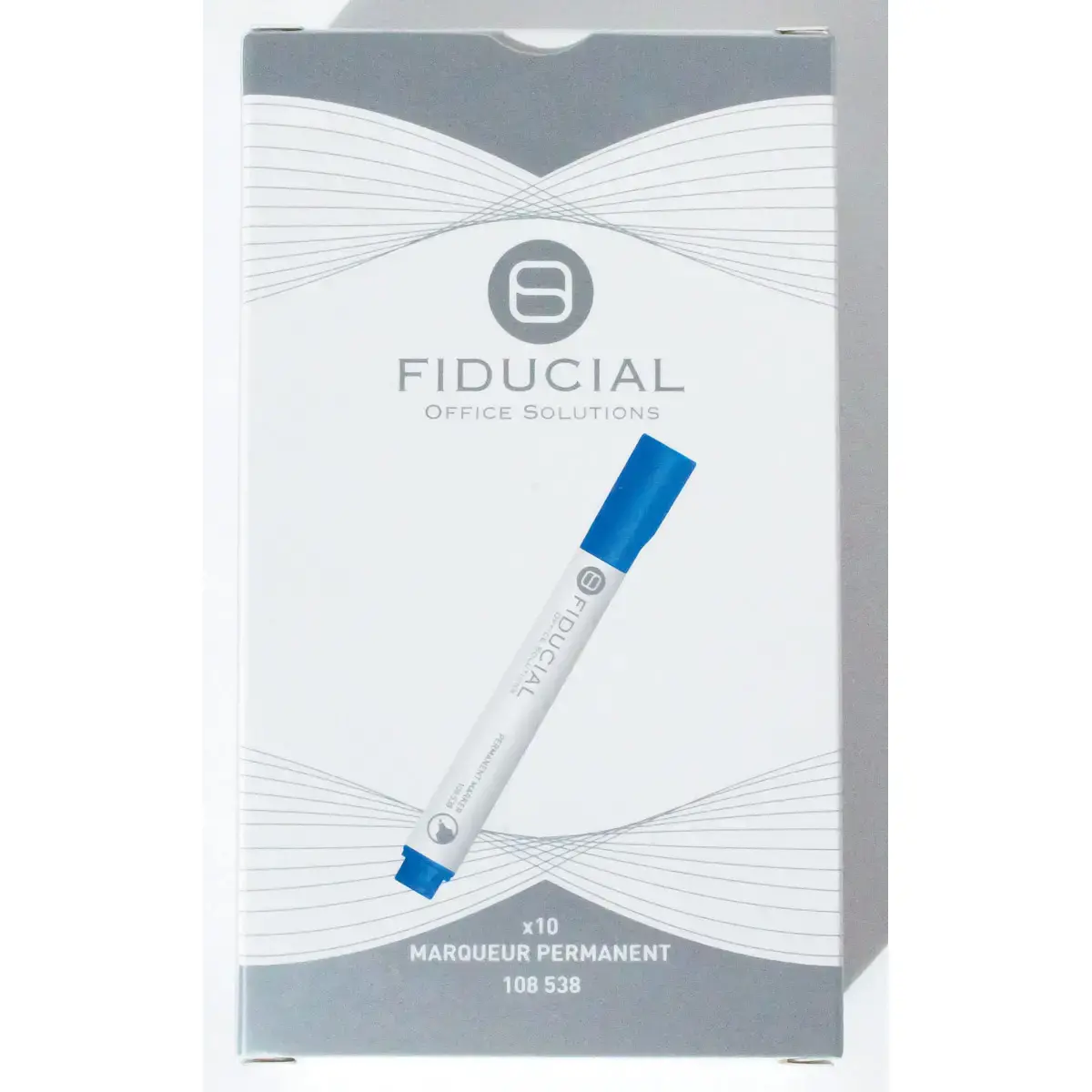 Permanent marker - Schuine punt - Blauw - FIDUCIAL