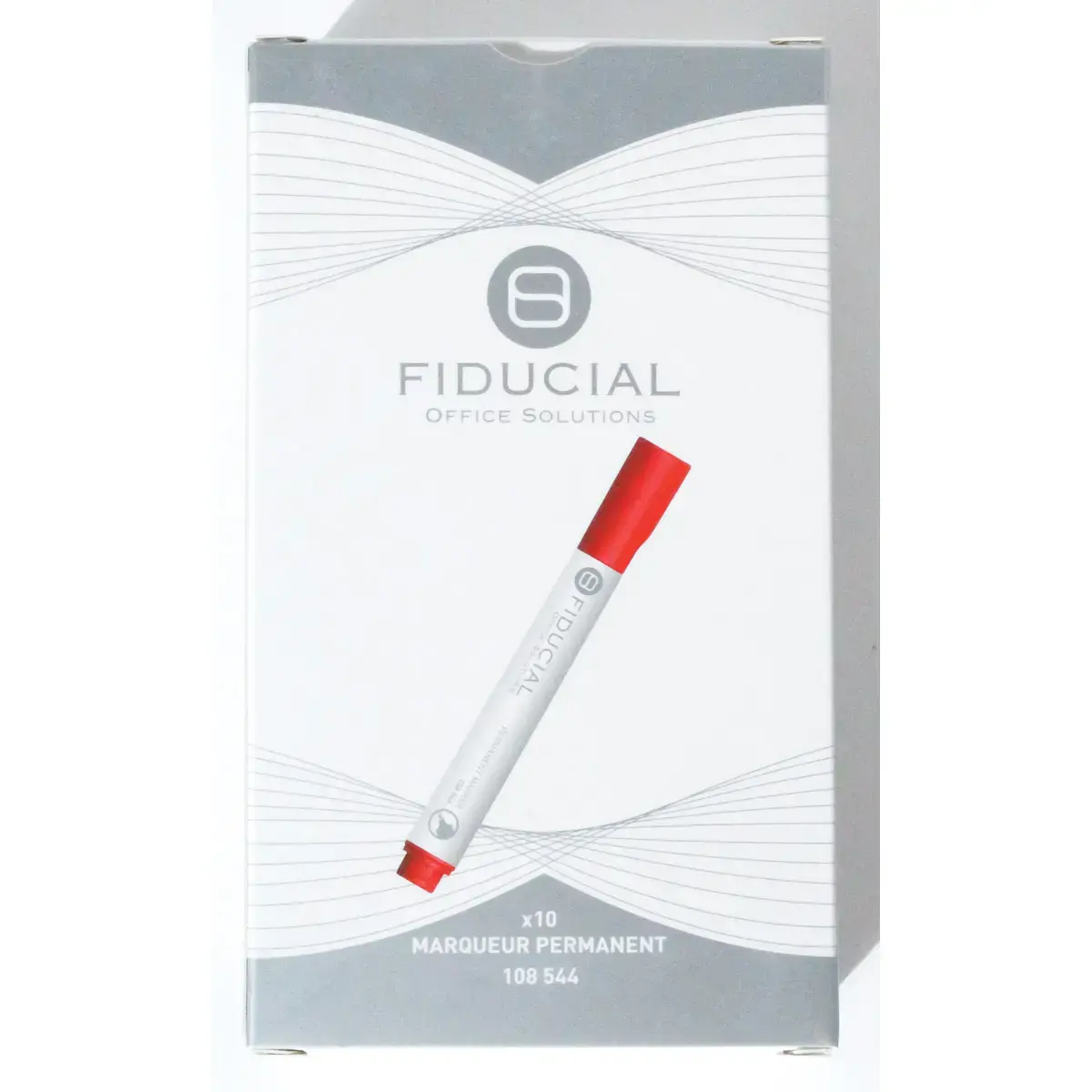 Permanent marker - Kogelvormige punt - Rood - FIDUCIAL