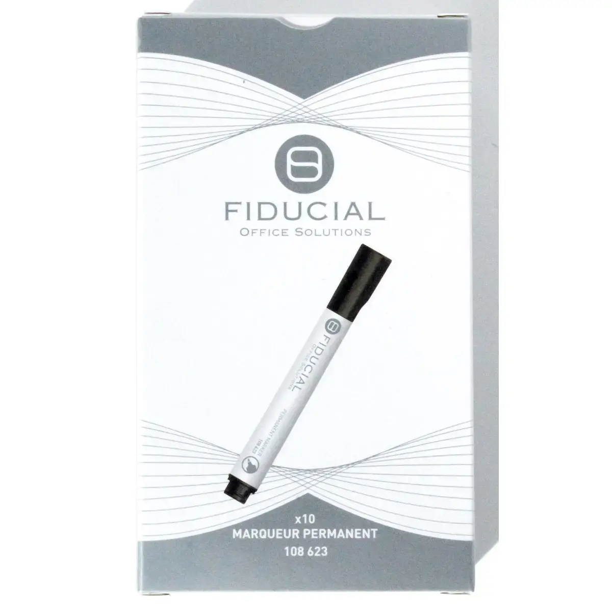 Permanent marker - Kogelpunt - Zwart - FIDUCIAL