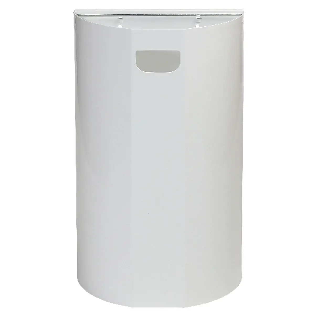 Halfronde wandverdeler - 40L - Wit 