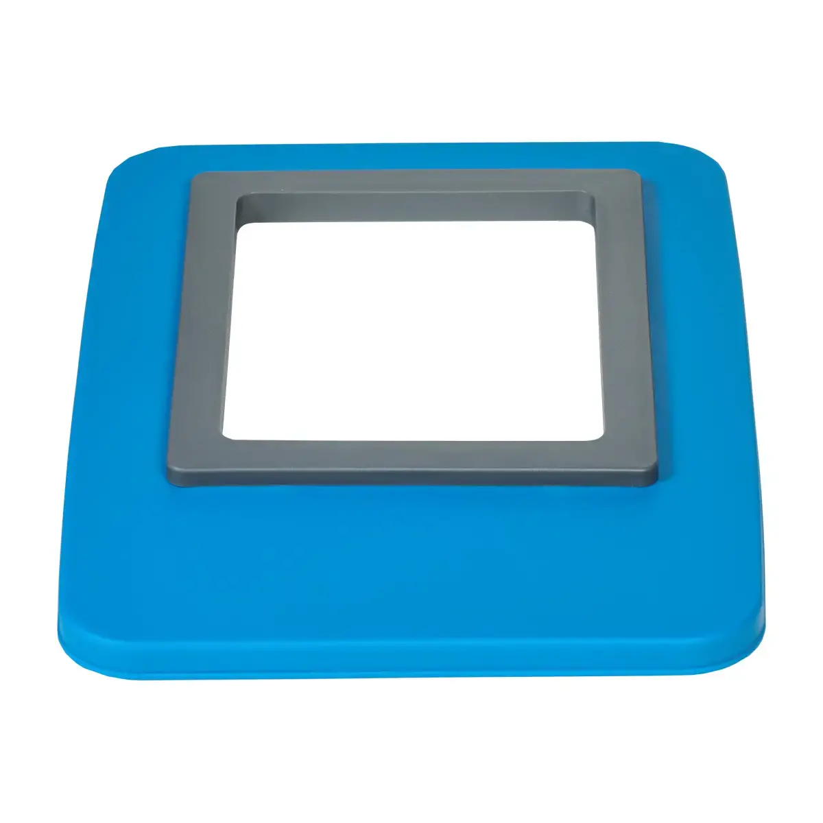 Dekselraam voor "recycling" verzamelbakken 60L en 80L - Blauw