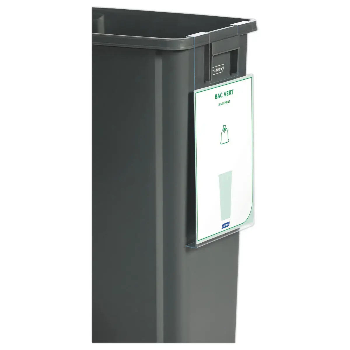 Aanschrijfpaneel - Voor "recycling" containers 60L en 80L 