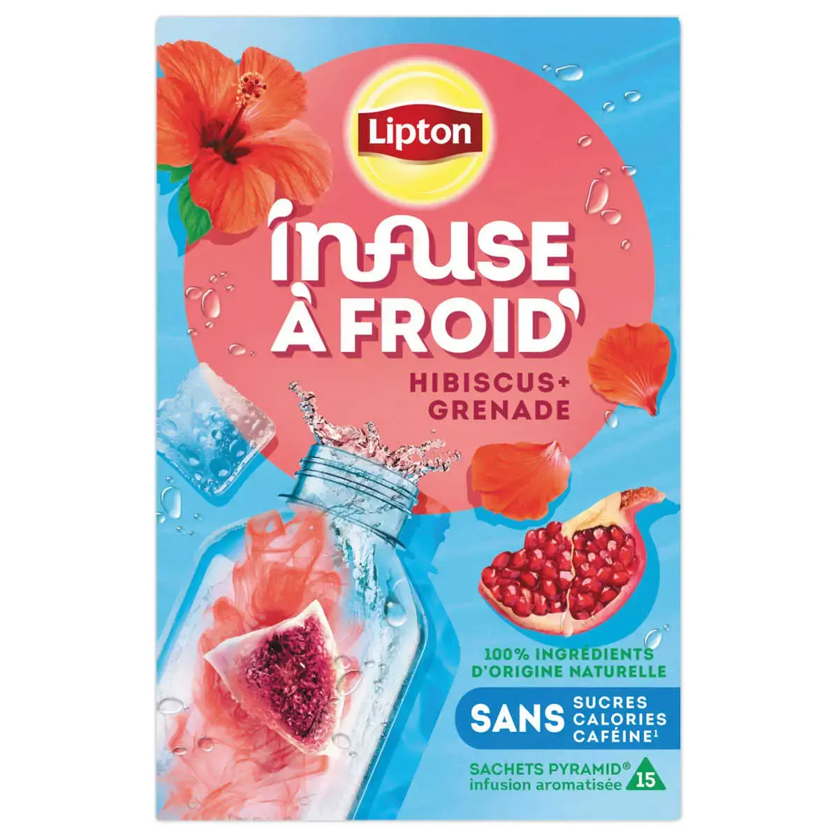 15 Koude infusie - Granaatappel Hibiscus - LIPTON