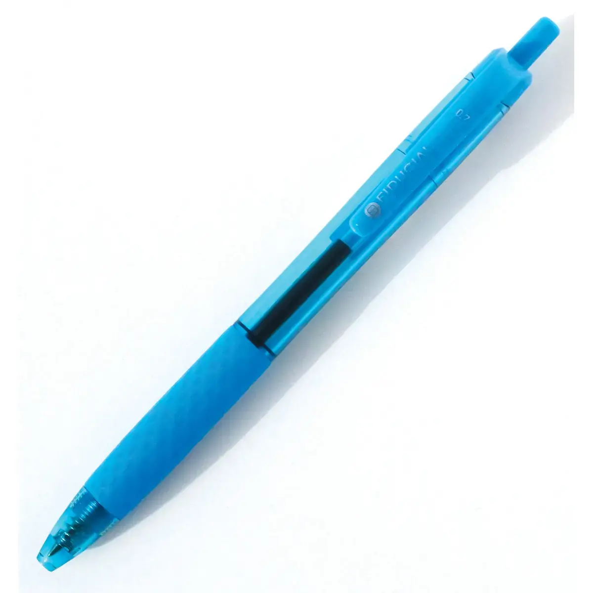 Balpen met intrekbare punt - Met grip - Gemiddelde schrijfsterkte - Blauw - FIDUCIAL