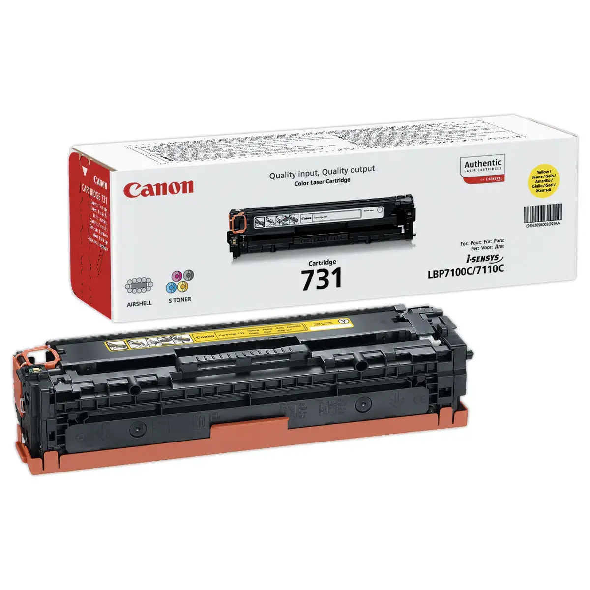 Toner CANON 731Y geel