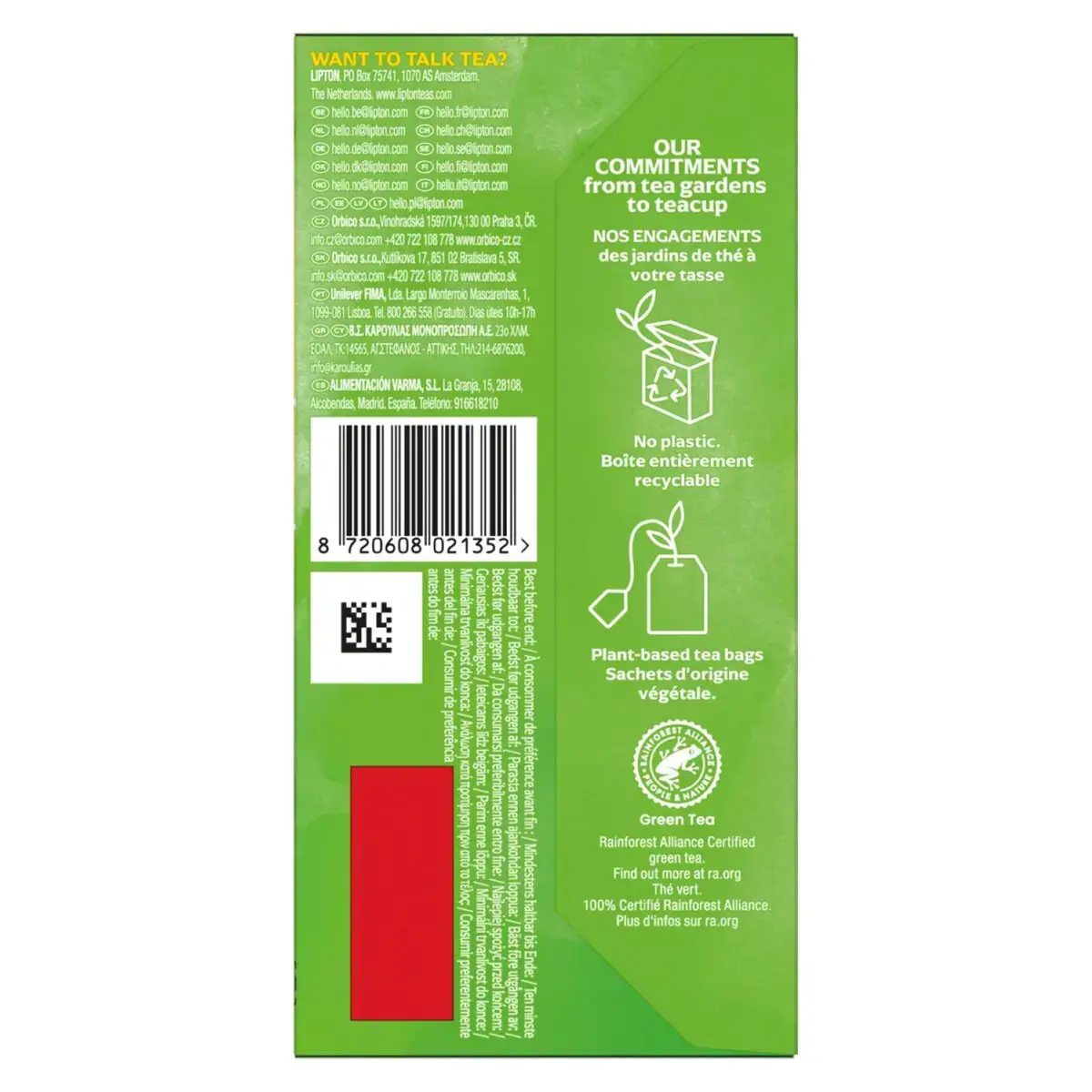 25 Groene Thee Munt Feel Good - LIPTON