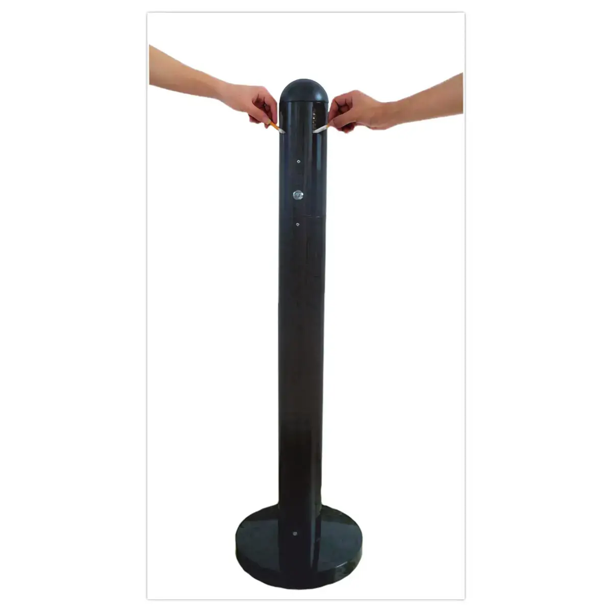 Buisvormige asbak - 3L - Antraciet - PROBBAX