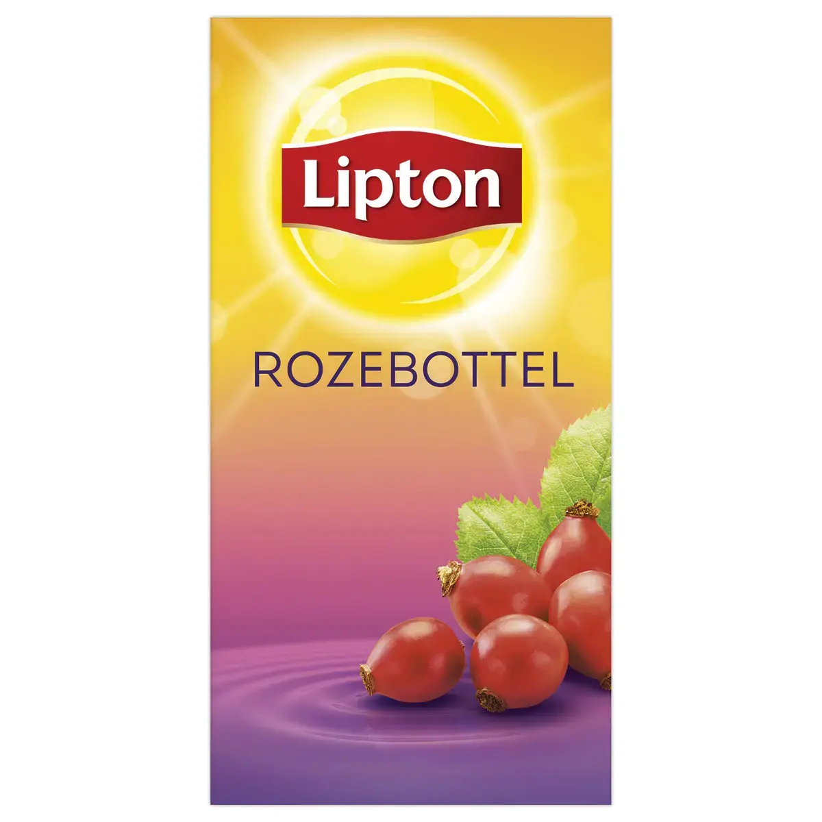 6 Lipton rozenbottel thee - 25 zakjes