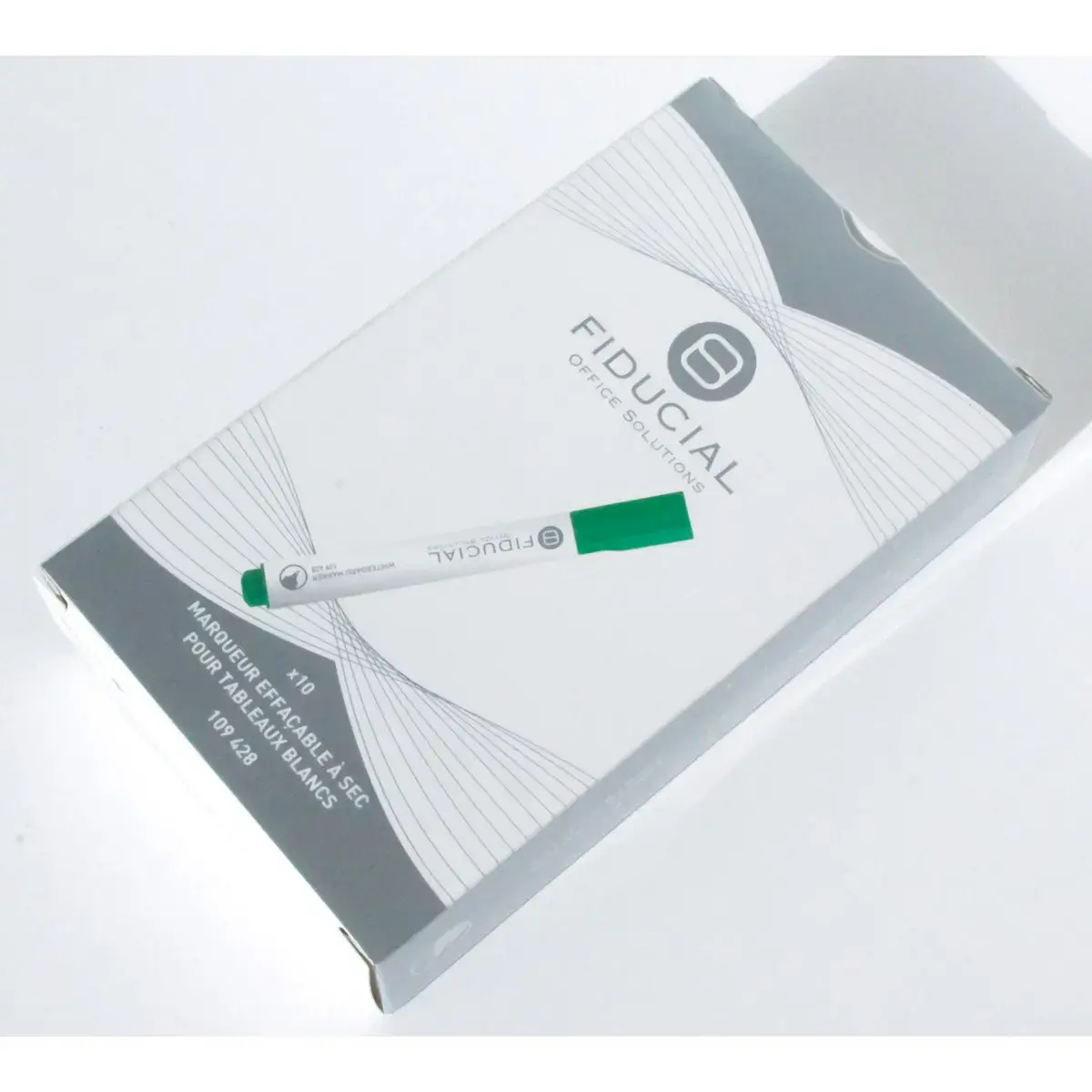 Marker voor whiteboards - Schuin geslepen punt - Groen - FIDUCIAL