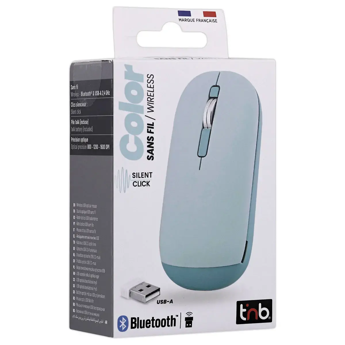 Draadloze muis Color - Blauw - T'NB