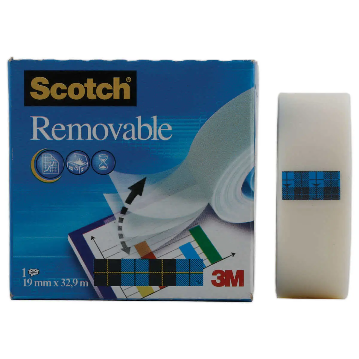 Herkleefbaar plakband SCOTCH Magic 811- 33m x 19mm