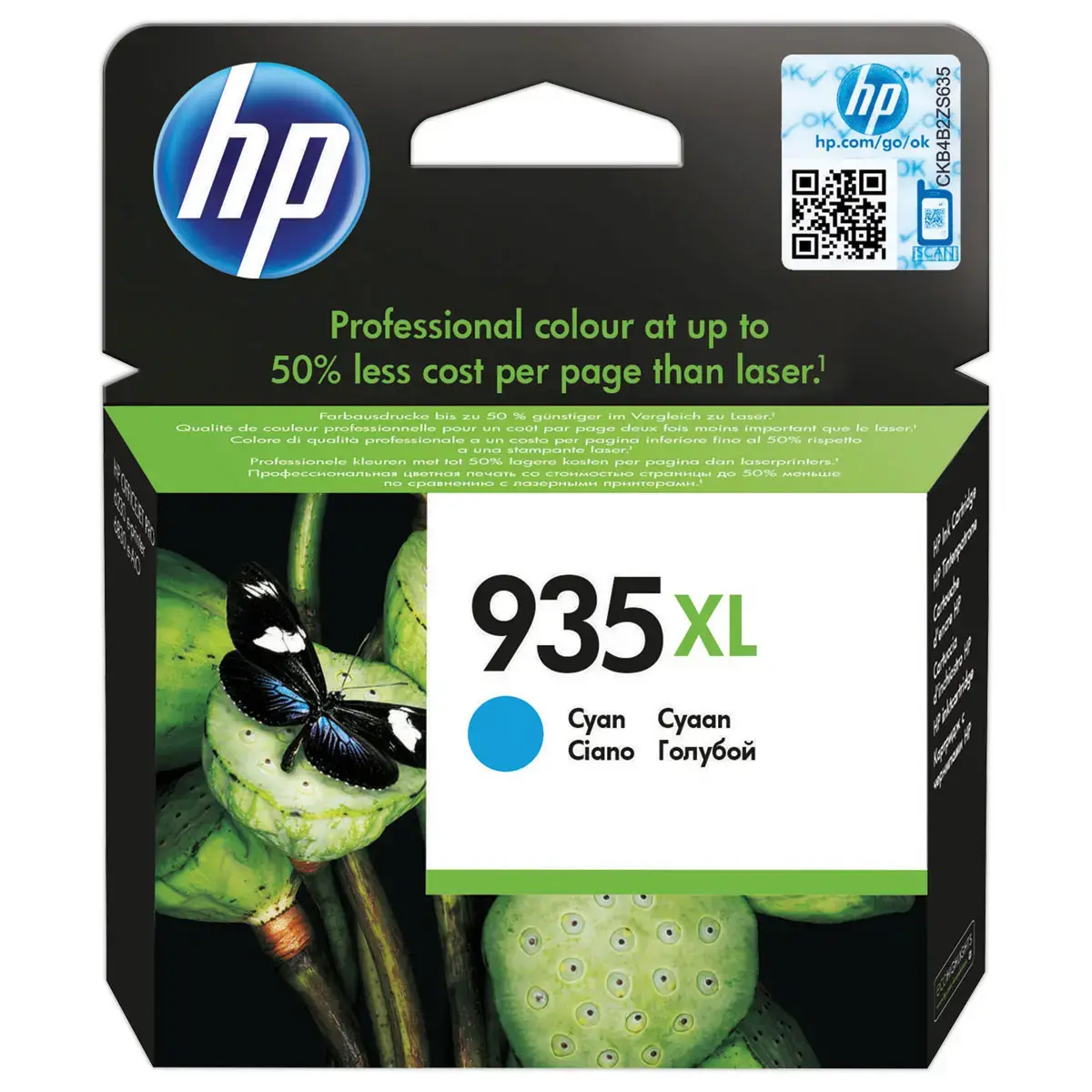 Inktcartridge HP 935XL - C2P24AE - Cyaan
