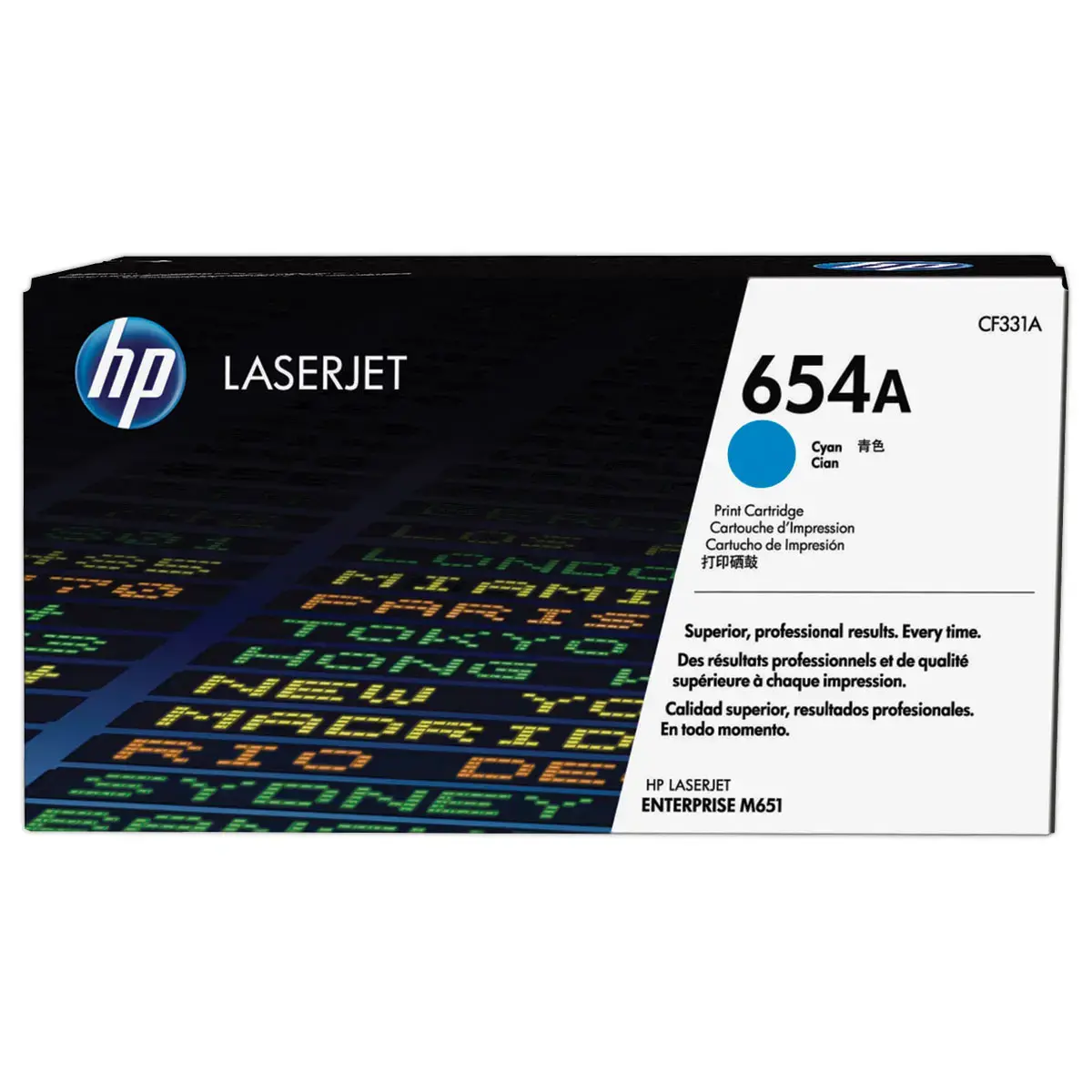 HP 654A CF331A toner cyaan