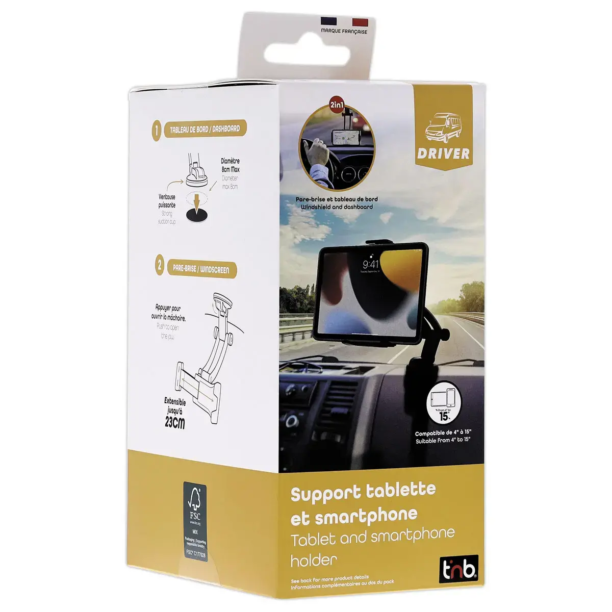 Zuignaphouder voor tablet - T'NB