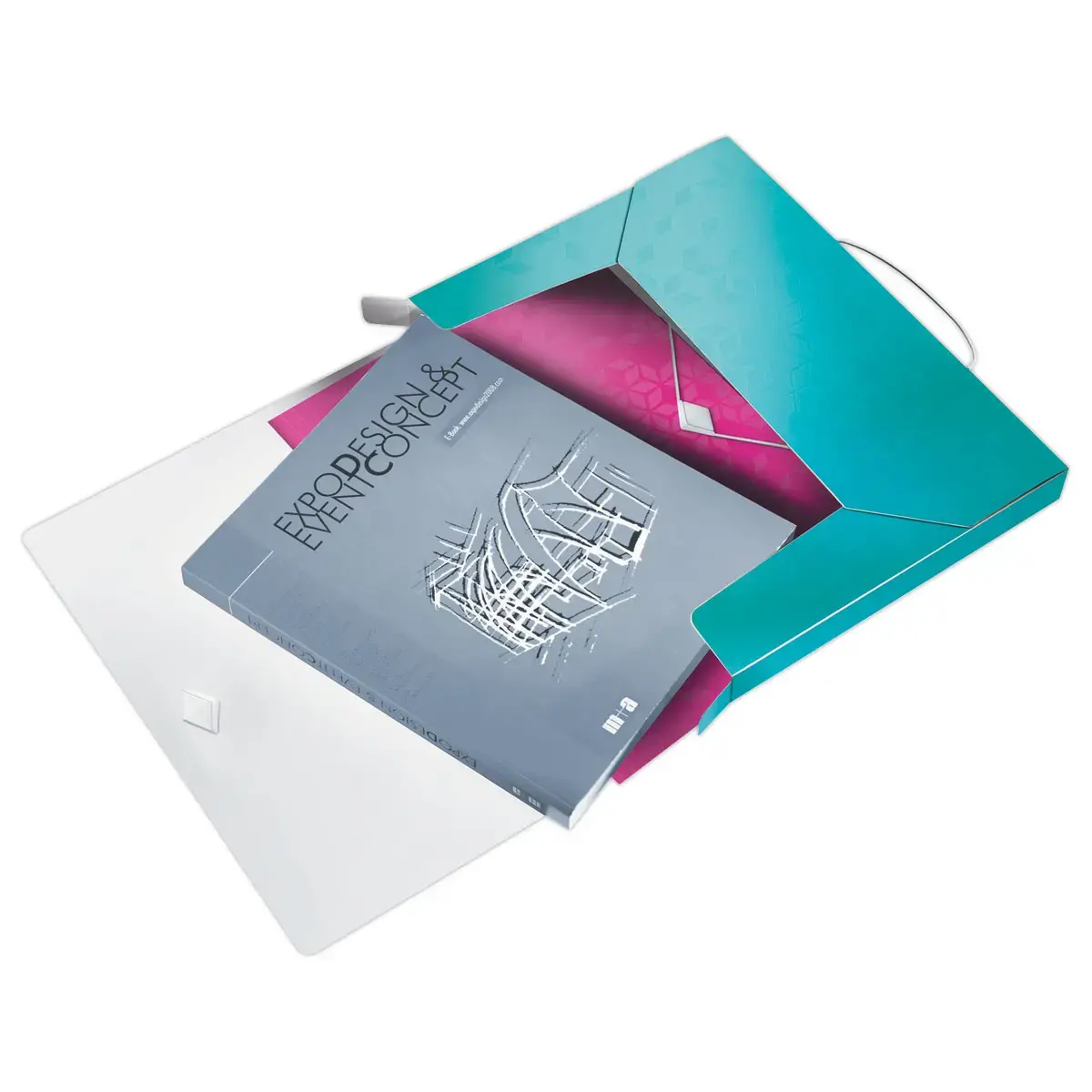 Klasseerdoos WOW in PP - Rug 3,7 cm
