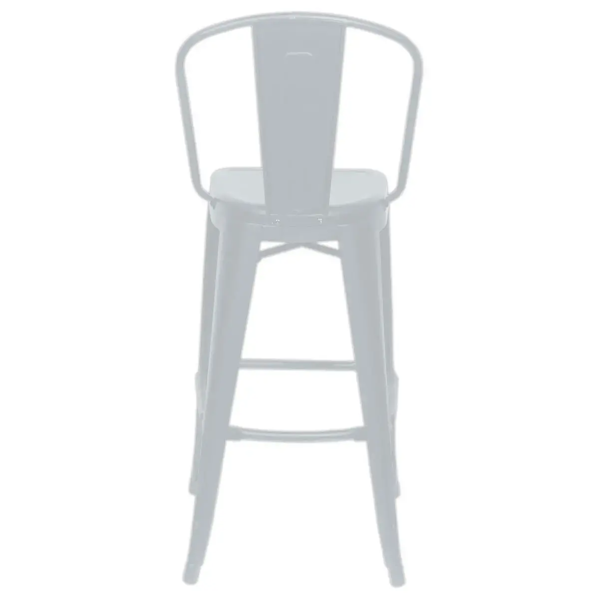 2 Hoge krukken Urban outdoor - Wit 