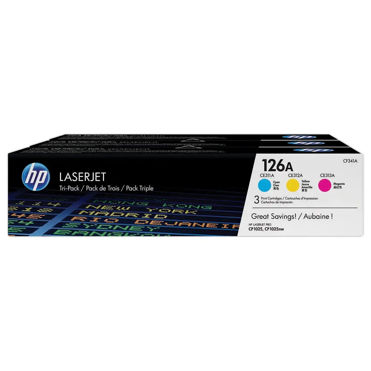 3 Lasercartridge HP 3 Kleuren CF341A