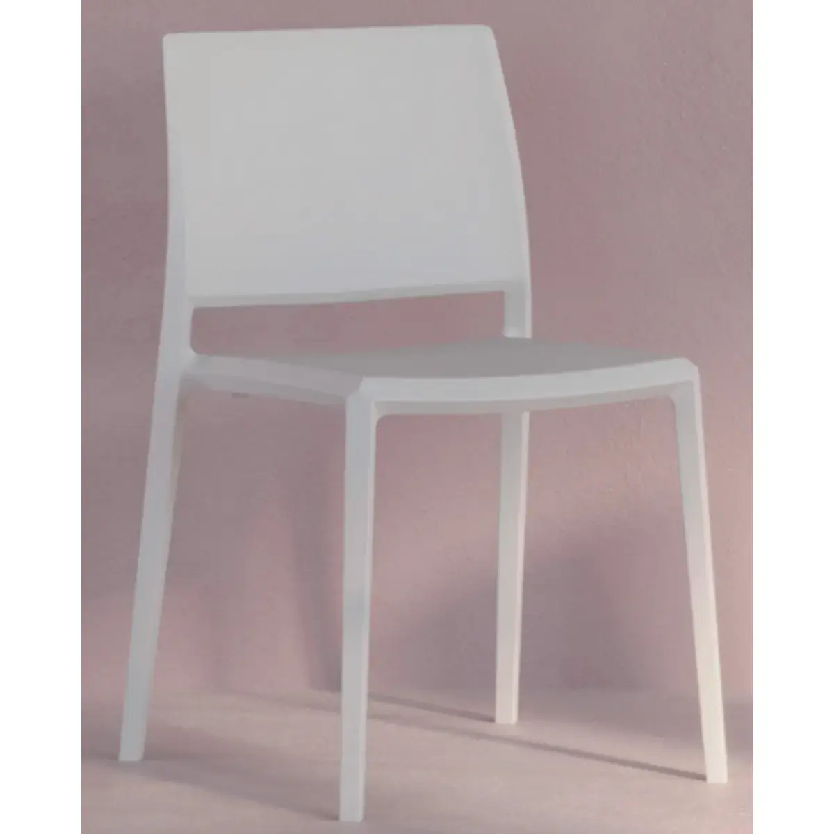 4 Stoelen YOUPI - Wit 