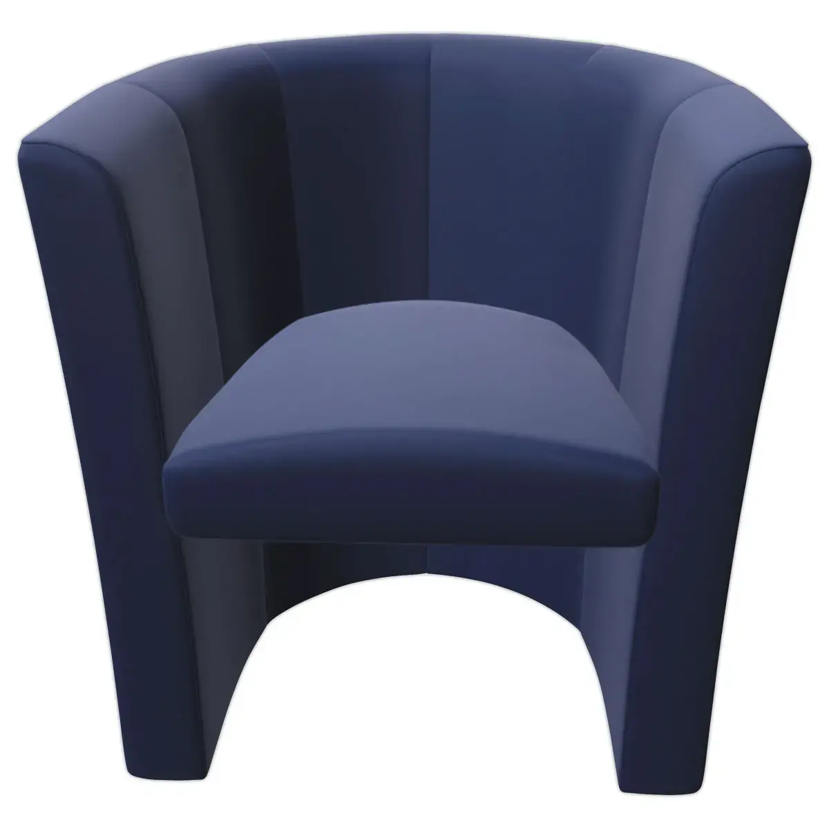 Stoel van kunstleer - Blauw