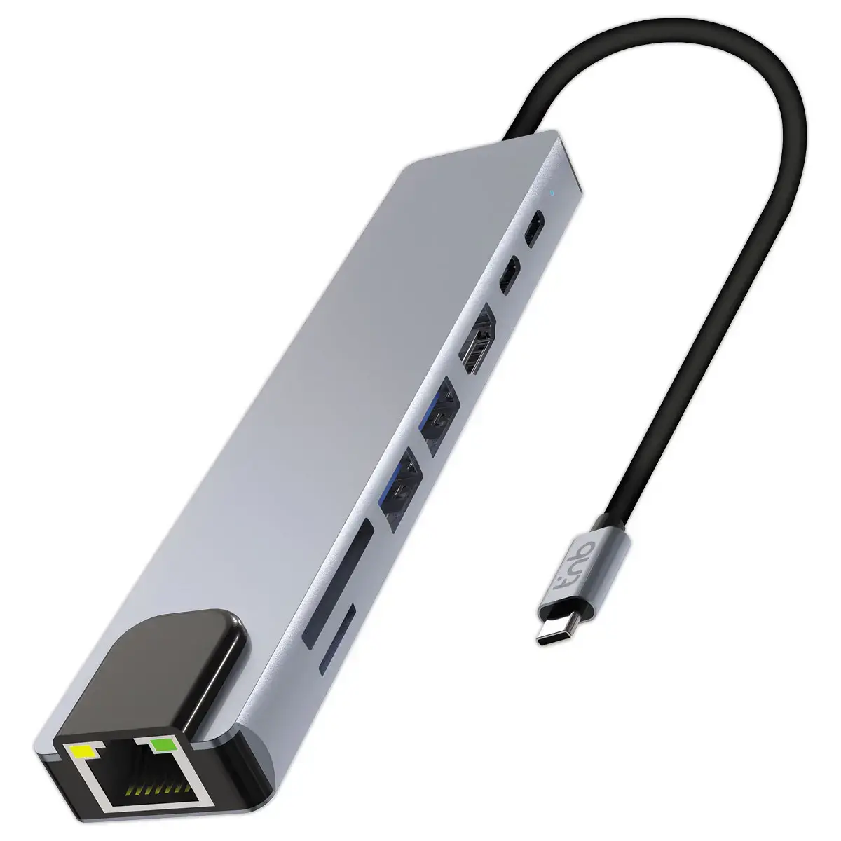 USB-C HUB met 8 poorten en 1 HDMI 4K - T'NB
